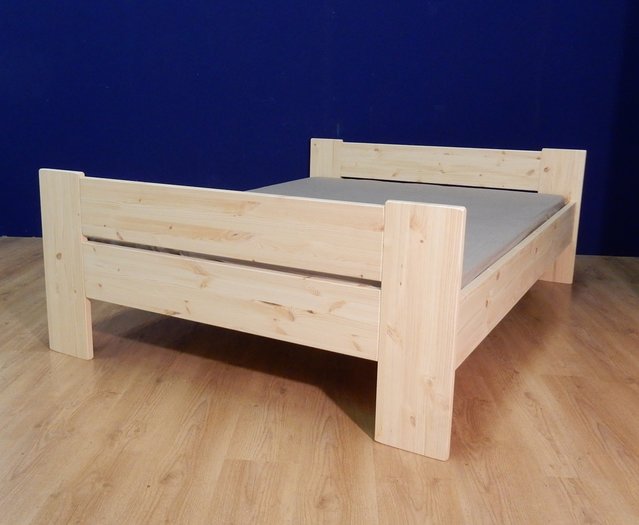 2persoonsbed Harm C+C (2,8cm dik hout) beddenopmaat